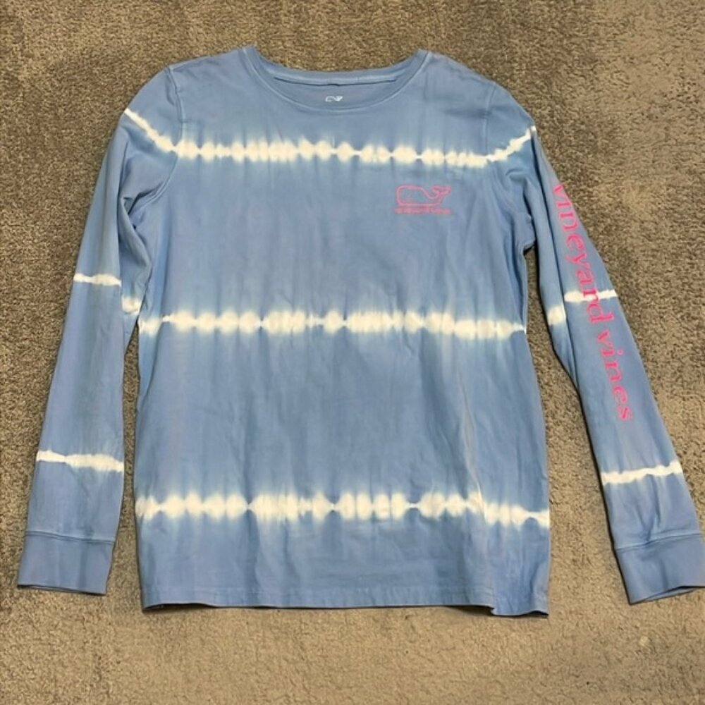 EC Vineyard Vines Long Sleeve Tie Dye T-Shirt - Size Small